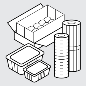 Drawing of Sample Bags for Agriculture and Horticulture Market Packaging Products