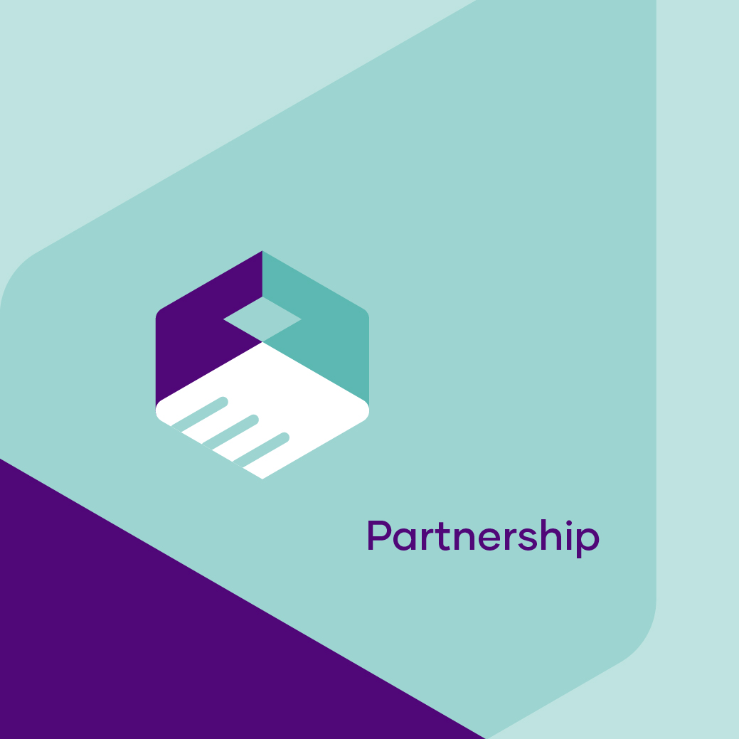 Hi-Tech Packaging Partnership Feature Icon Composition Hi-Tech Packaging Partnership