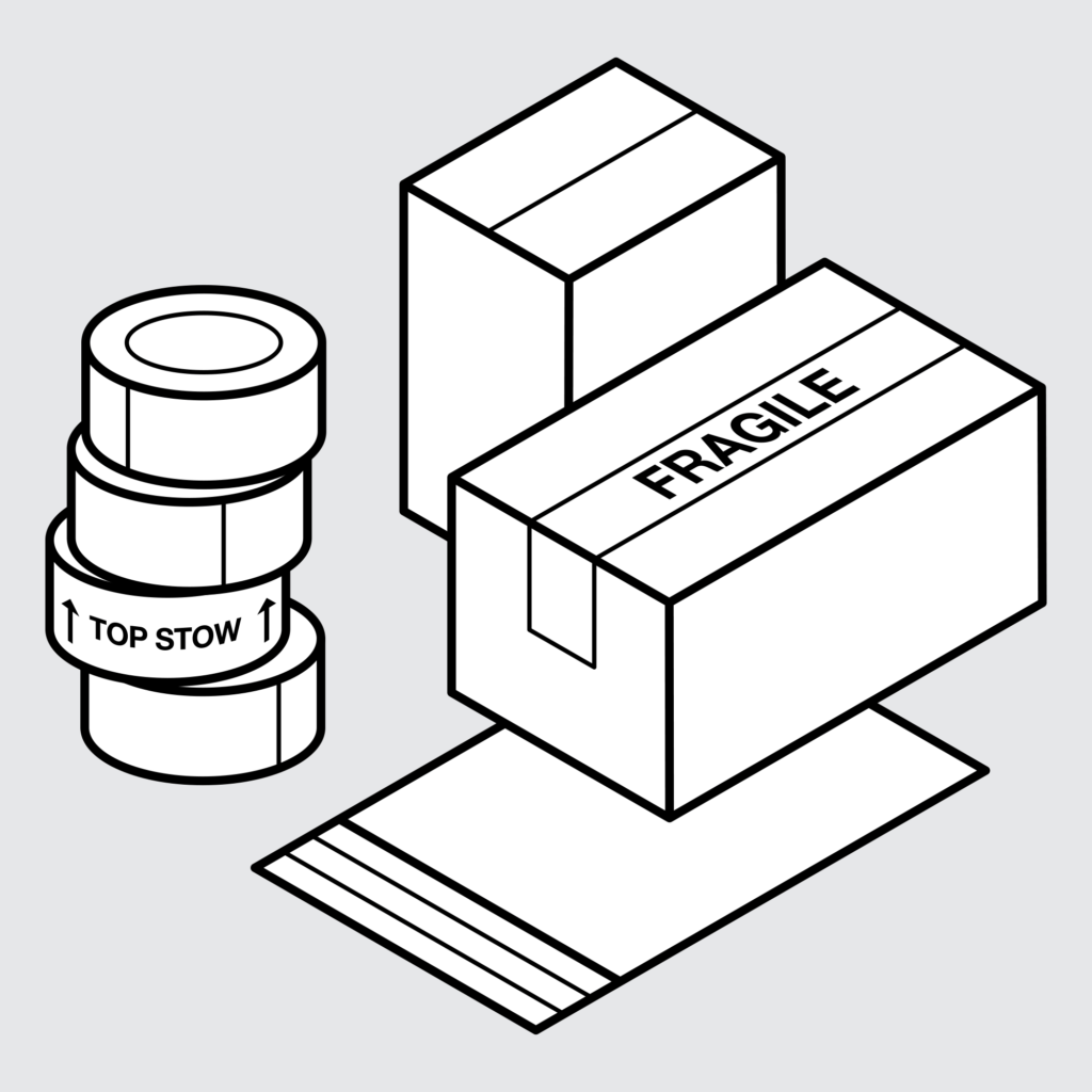 Drawing of Samples for Wholesale Product Packaging
